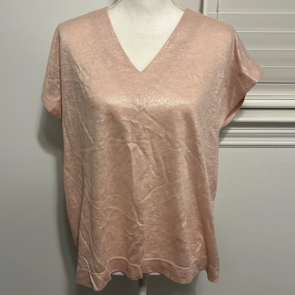 NWT | Purdy Netherlands | Rose Shimmer Top | Size M